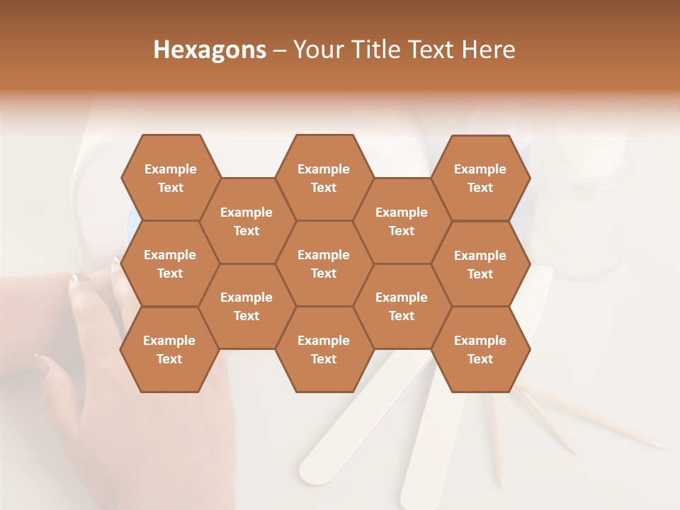 Strumento Centro Manicure PowerPoint Template