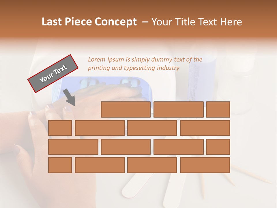 Strumento Centro Manicure PowerPoint Template