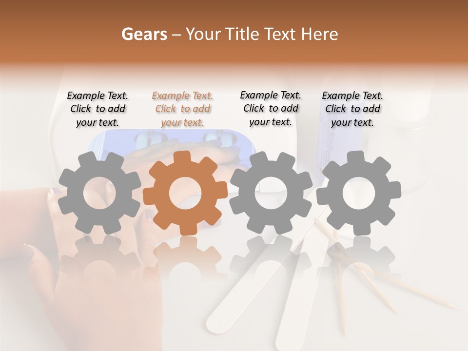 Strumento Centro Manicure PowerPoint Template