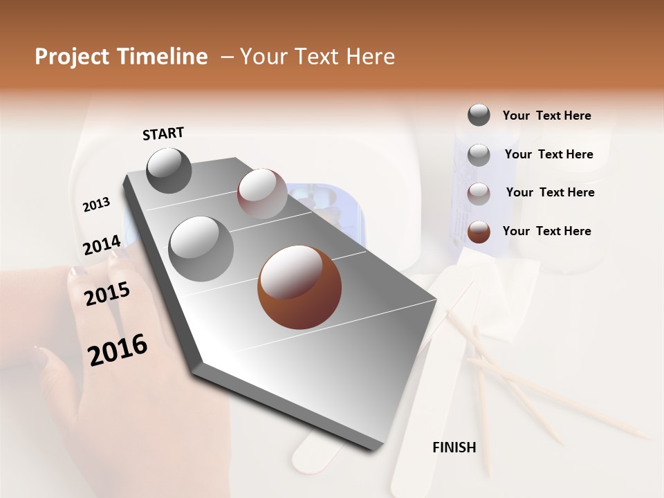 Strumento Centro Manicure PowerPoint Template