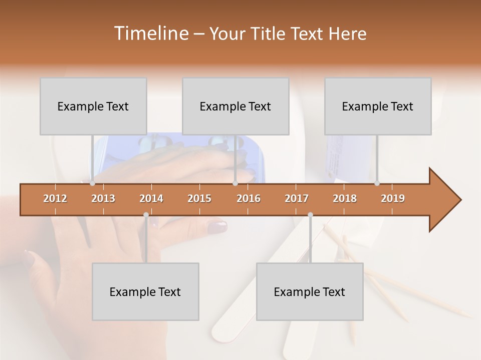 Strumento Centro Manicure PowerPoint Template