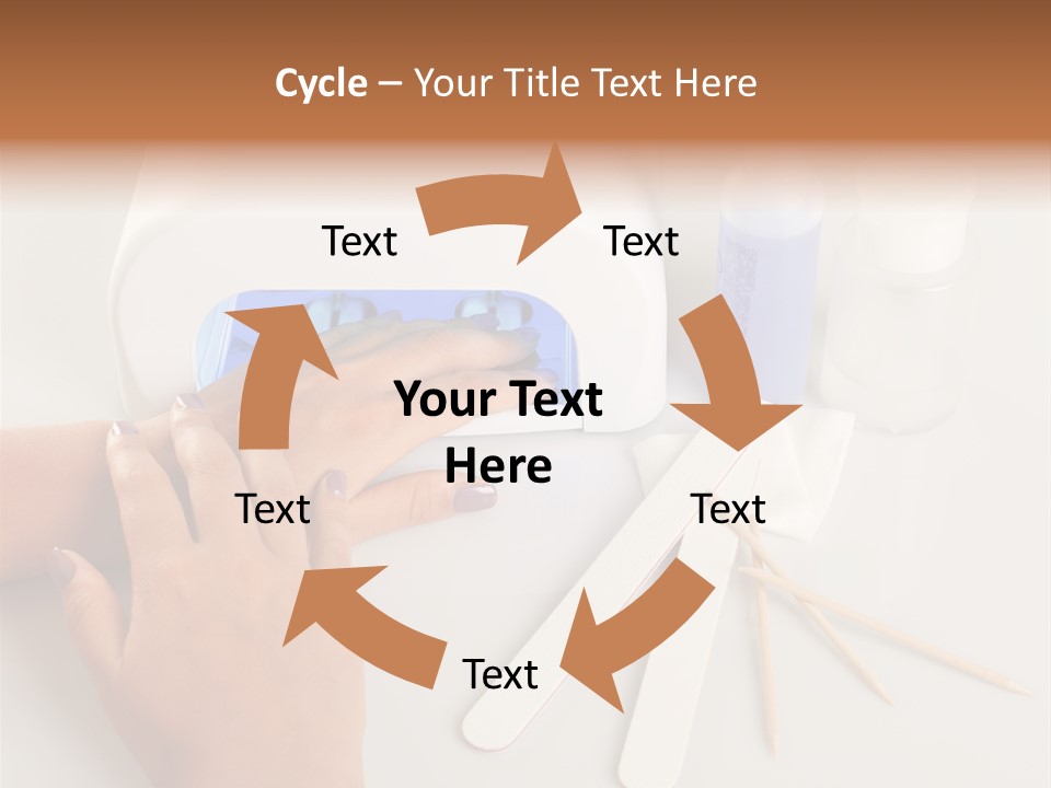 Strumento Centro Manicure PowerPoint Template