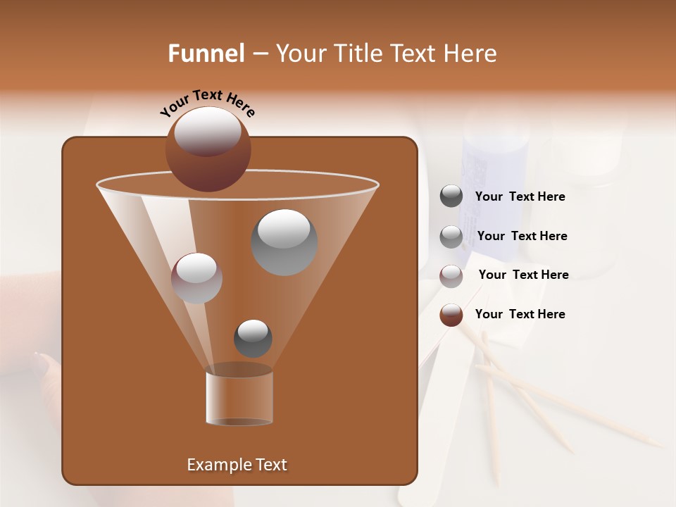 Strumento Centro Manicure PowerPoint Template