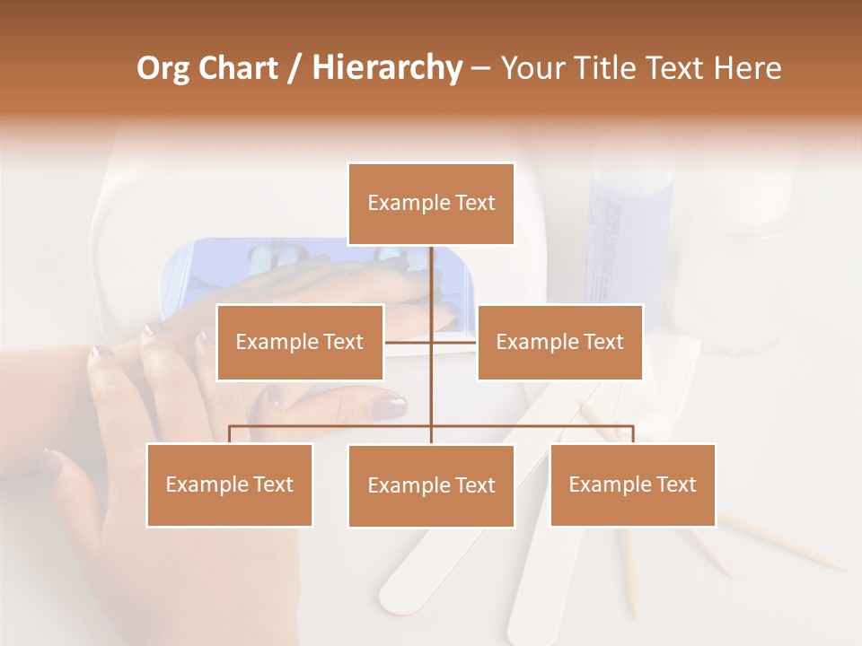 Strumento Centro Manicure PowerPoint Template