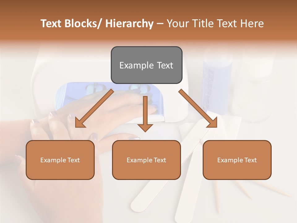 Strumento Centro Manicure PowerPoint Template