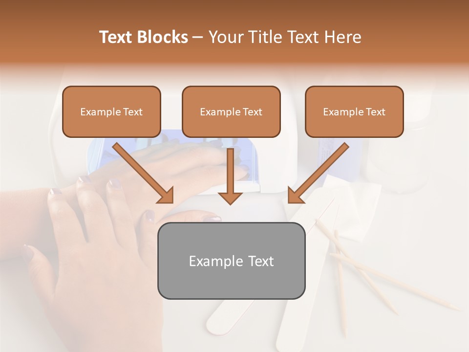 Strumento Centro Manicure PowerPoint Template