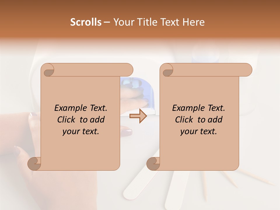 Strumento Centro Manicure PowerPoint Template