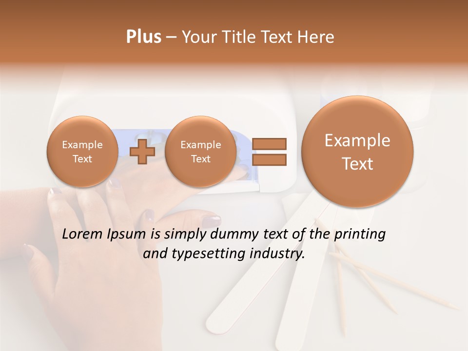 Strumento Centro Manicure PowerPoint Template