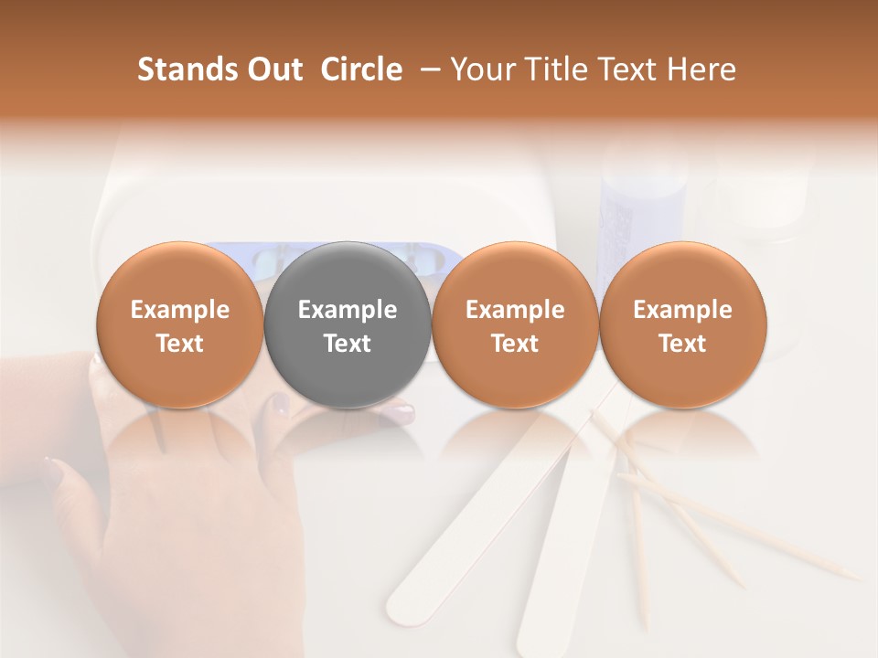 Strumento Centro Manicure PowerPoint Template