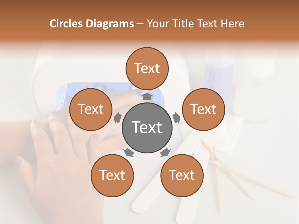 Strumento Centro Manicure PowerPoint Template