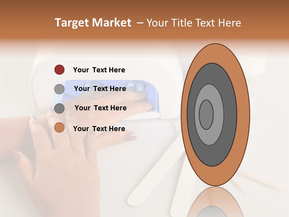 Strumento Centro Manicure PowerPoint Template