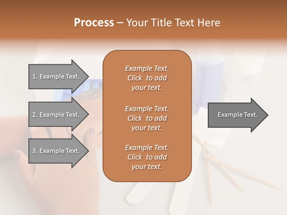 Strumento Centro Manicure PowerPoint Template