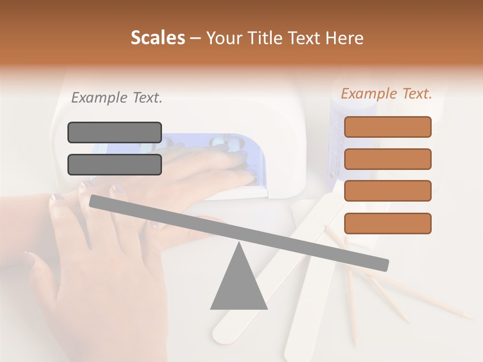Strumento Centro Manicure PowerPoint Template