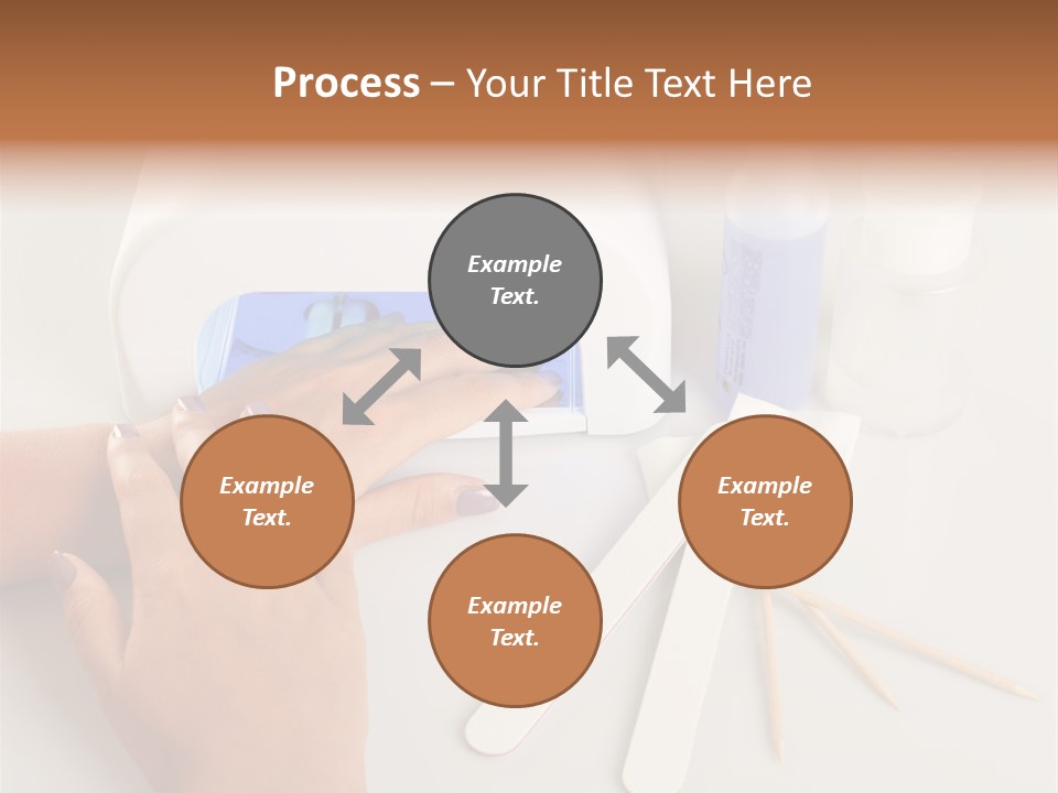 Strumento Centro Manicure PowerPoint Template