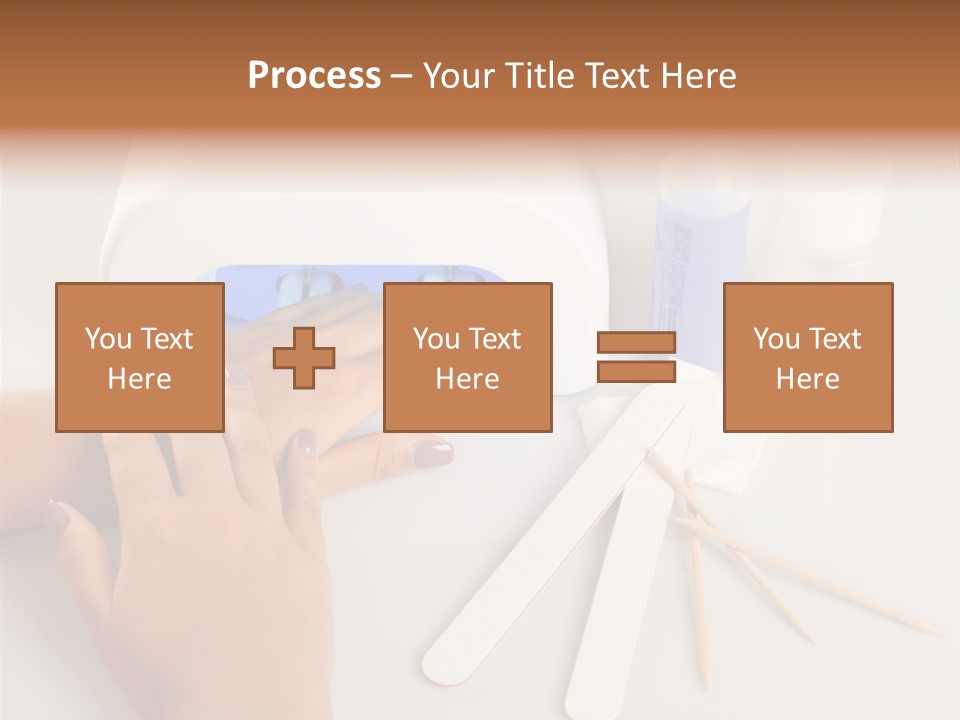Strumento Centro Manicure PowerPoint Template