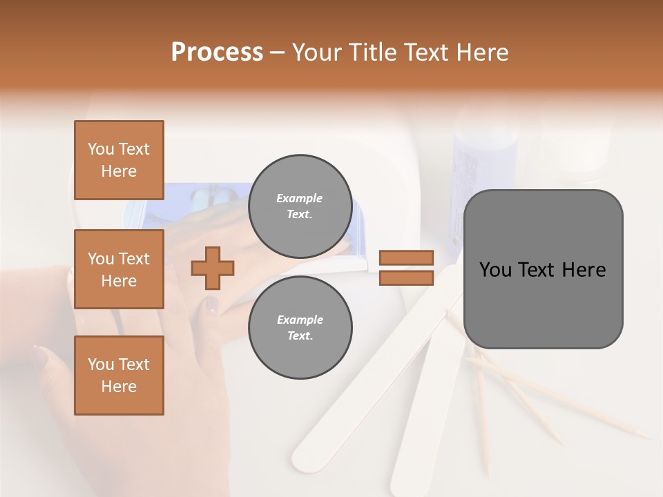 Strumento Centro Manicure PowerPoint Template