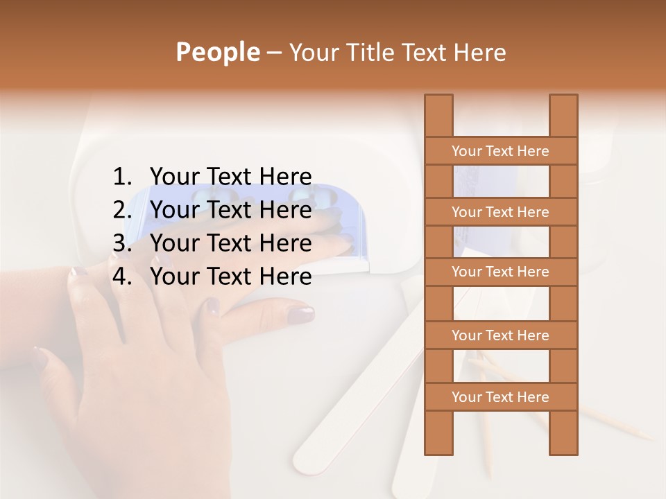 Strumento Centro Manicure PowerPoint Template