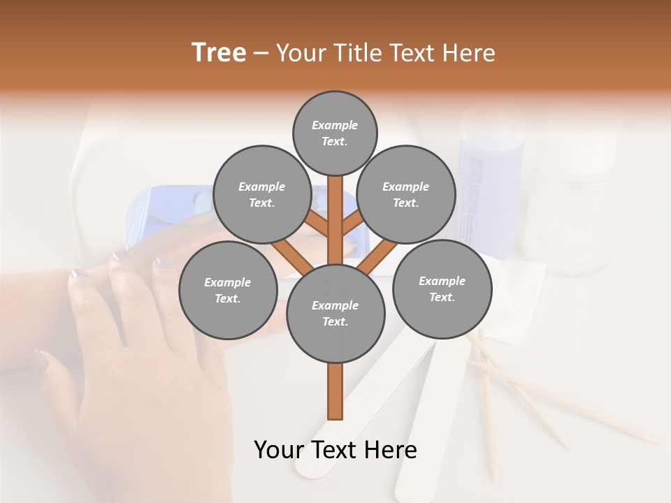 Strumento Centro Manicure PowerPoint Template