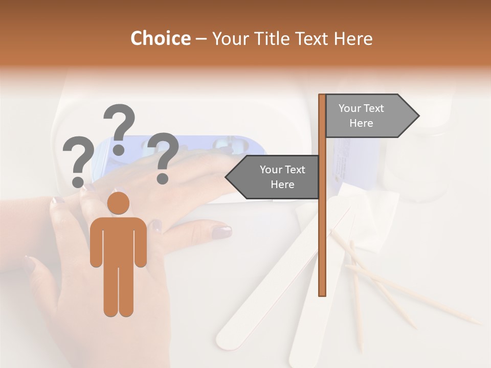 Strumento Centro Manicure PowerPoint Template