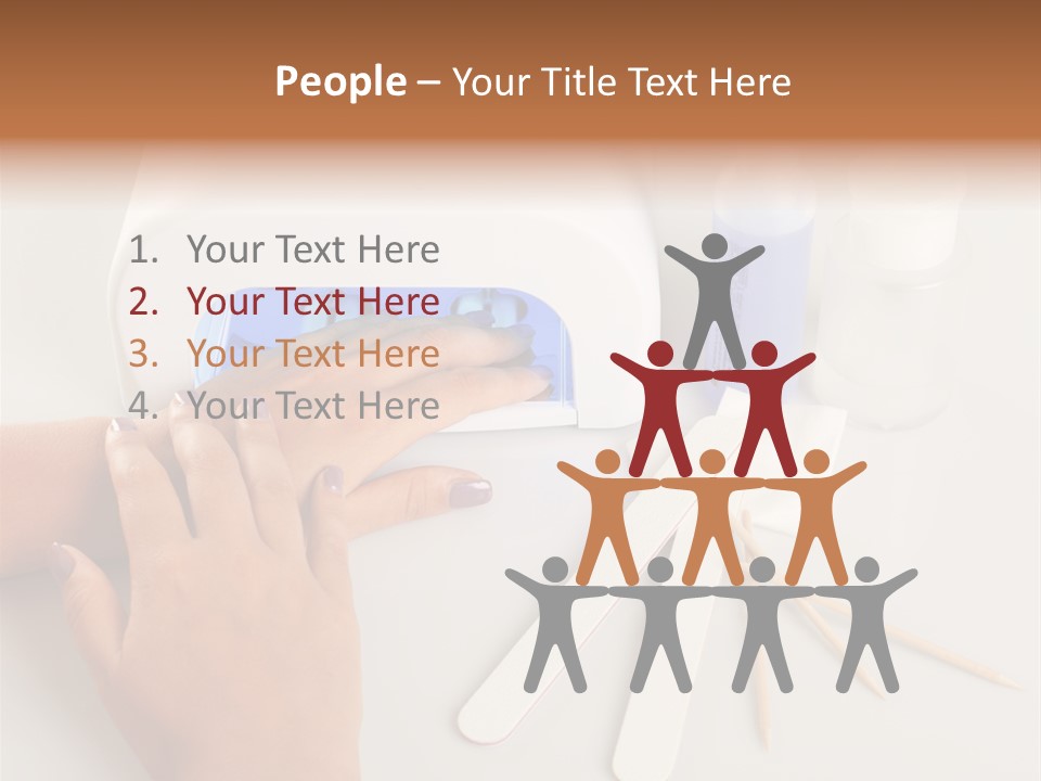 Strumento Centro Manicure PowerPoint Template