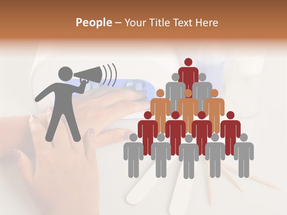 Strumento Centro Manicure PowerPoint Template