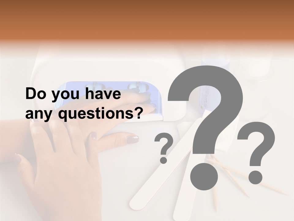 Strumento Centro Manicure PowerPoint Template