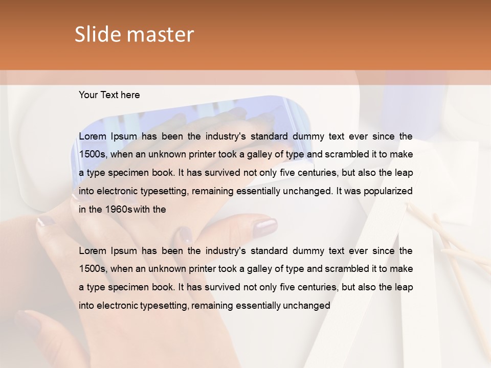 Corpo Benessere Estetico PowerPoint Template