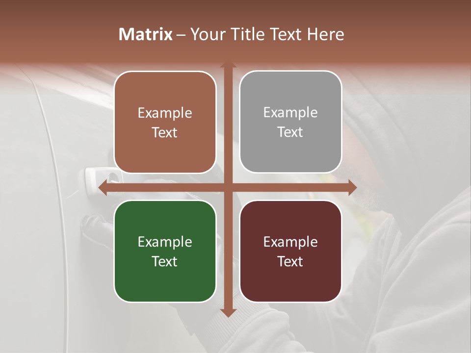 Versicherung Eindringen Hausratversicherung PowerPoint Template