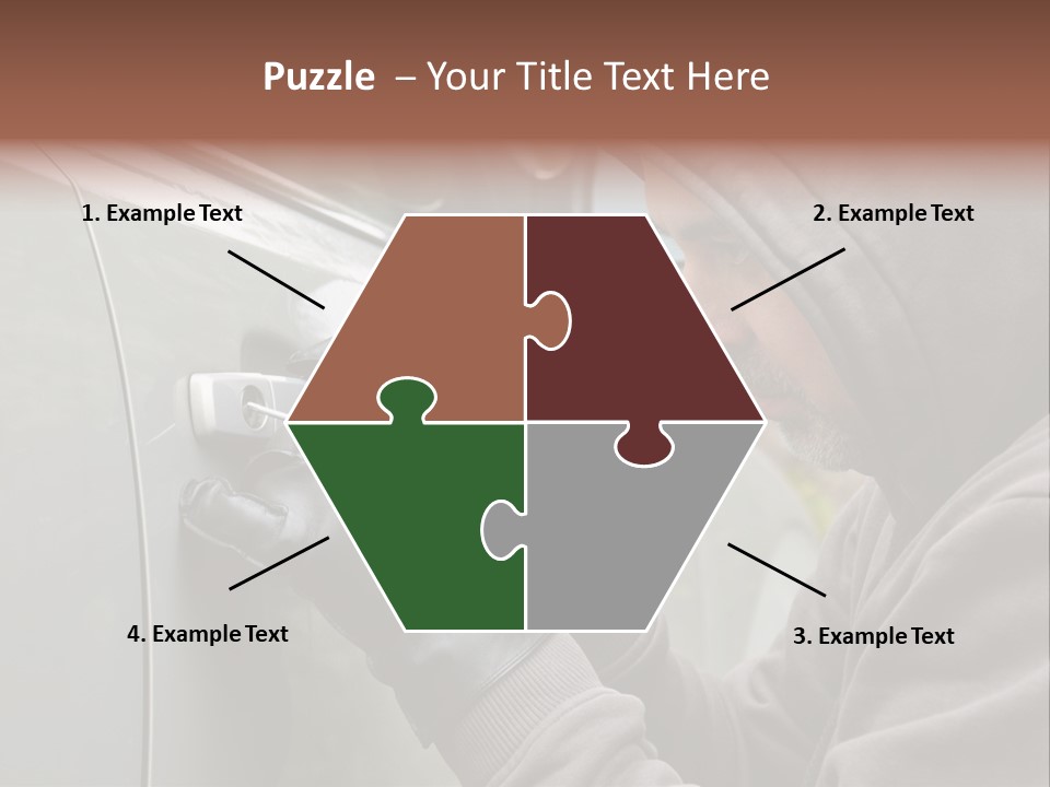 Versicherung Eindringen Hausratversicherung PowerPoint Template