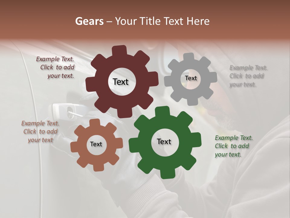 Versicherung Eindringen Hausratversicherung PowerPoint Template