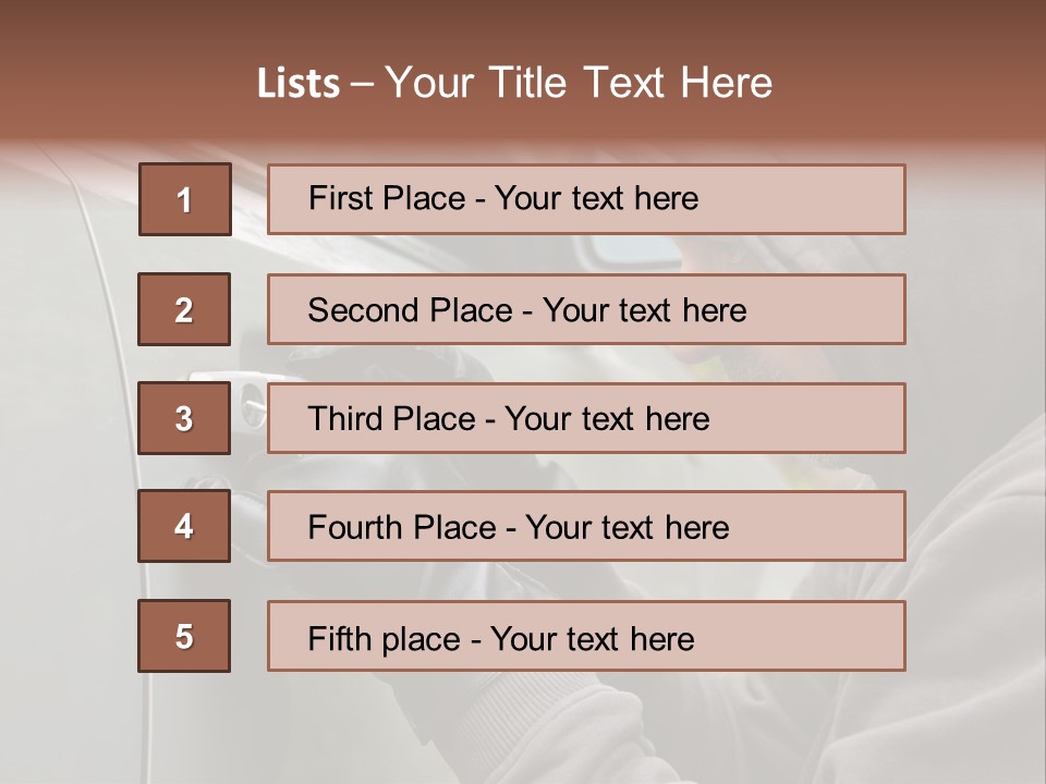 Versicherung Eindringen Hausratversicherung PowerPoint Template