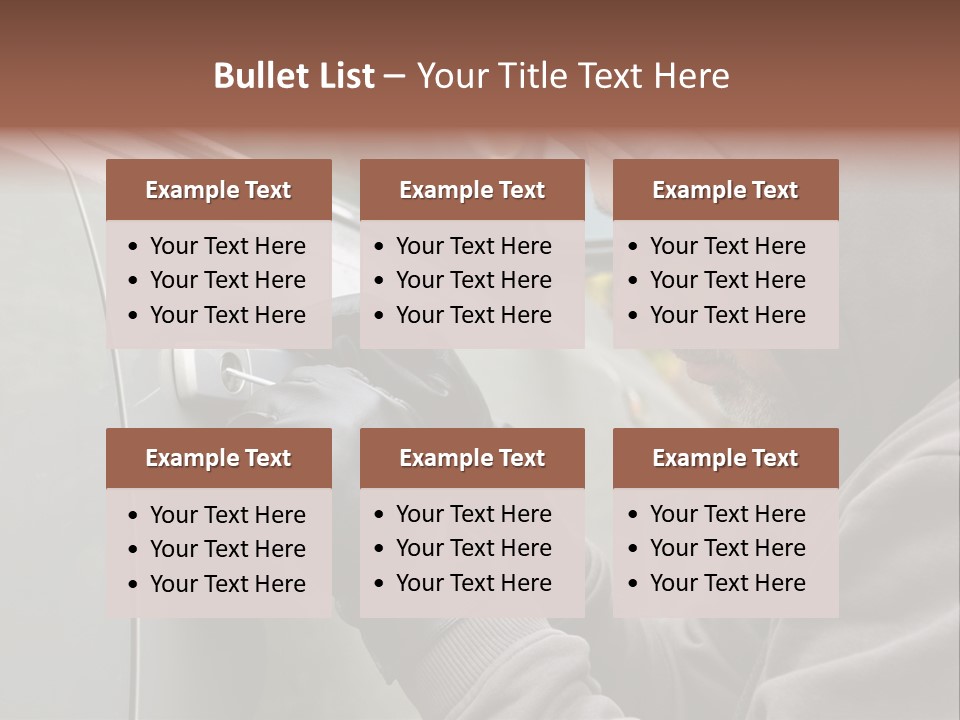 Versicherung Eindringen Hausratversicherung PowerPoint Template