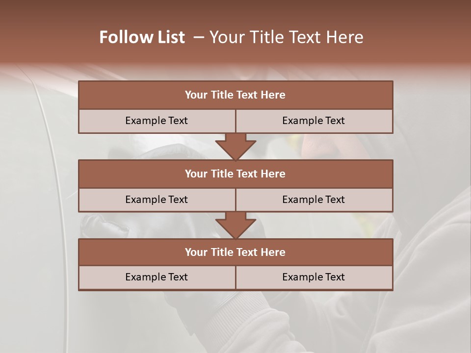 Versicherung Eindringen Hausratversicherung PowerPoint Template
