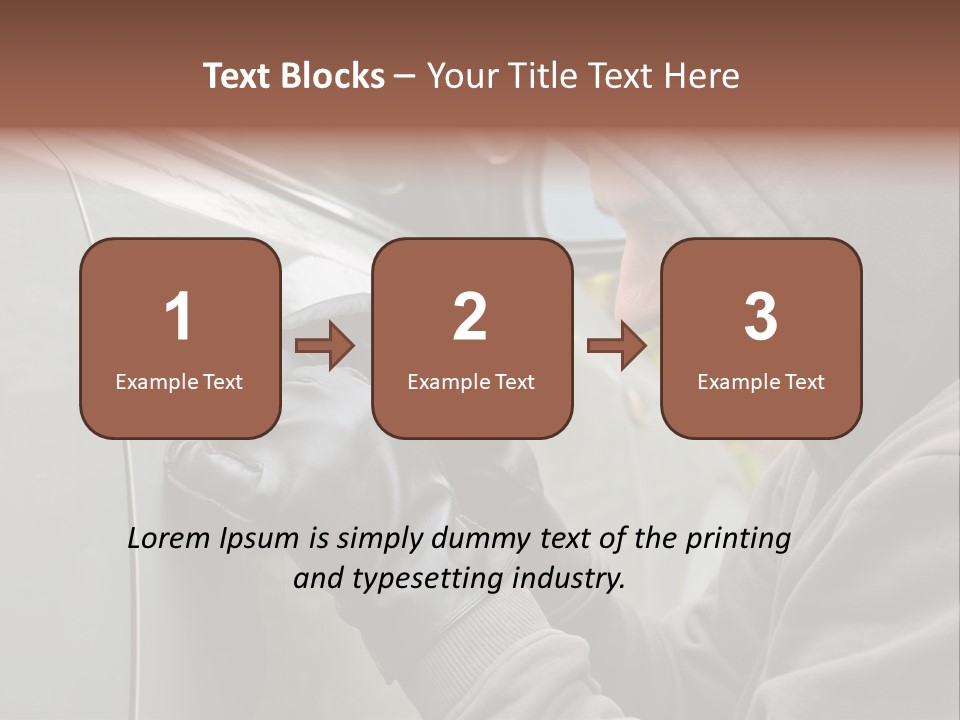 Versicherung Eindringen Hausratversicherung PowerPoint Template