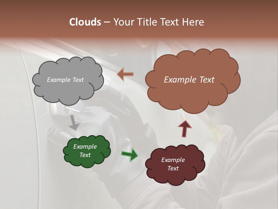 Versicherung Eindringen Hausratversicherung PowerPoint Template