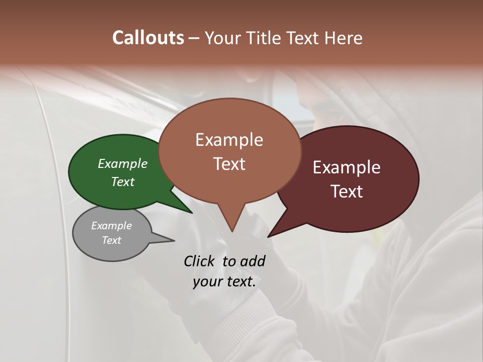 Versicherung Eindringen Hausratversicherung PowerPoint Template