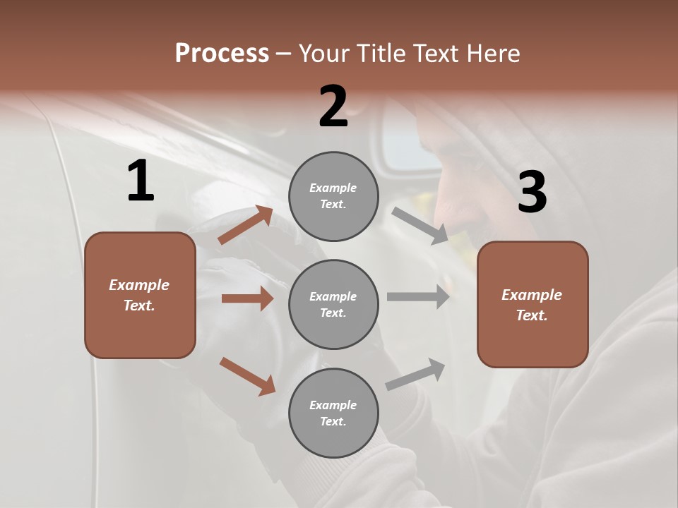 Versicherung Eindringen Hausratversicherung PowerPoint Template