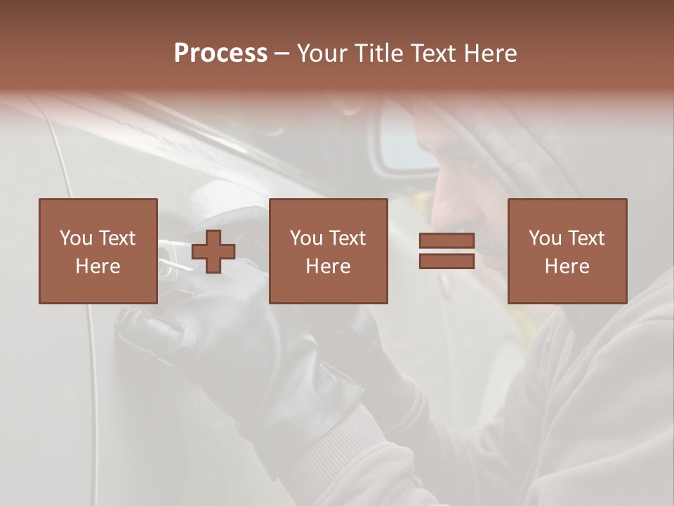 Versicherung Eindringen Hausratversicherung PowerPoint Template
