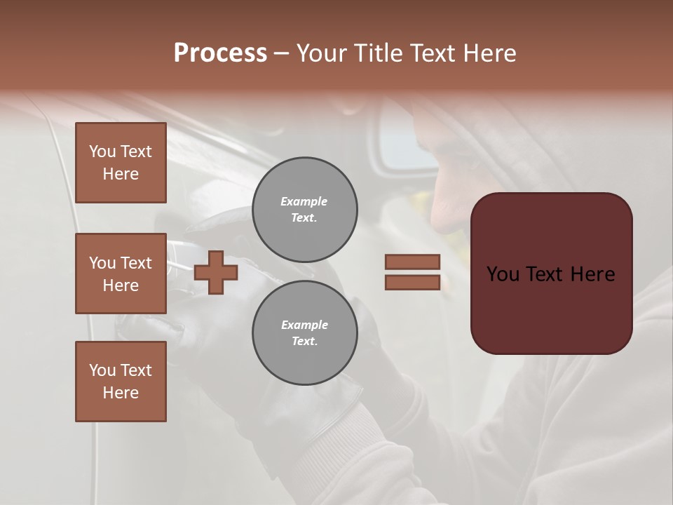 Versicherung Eindringen Hausratversicherung PowerPoint Template