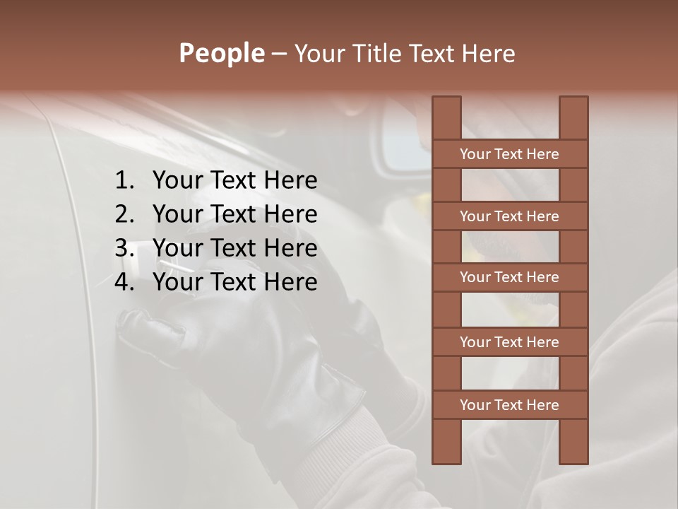 Versicherung Eindringen Hausratversicherung PowerPoint Template