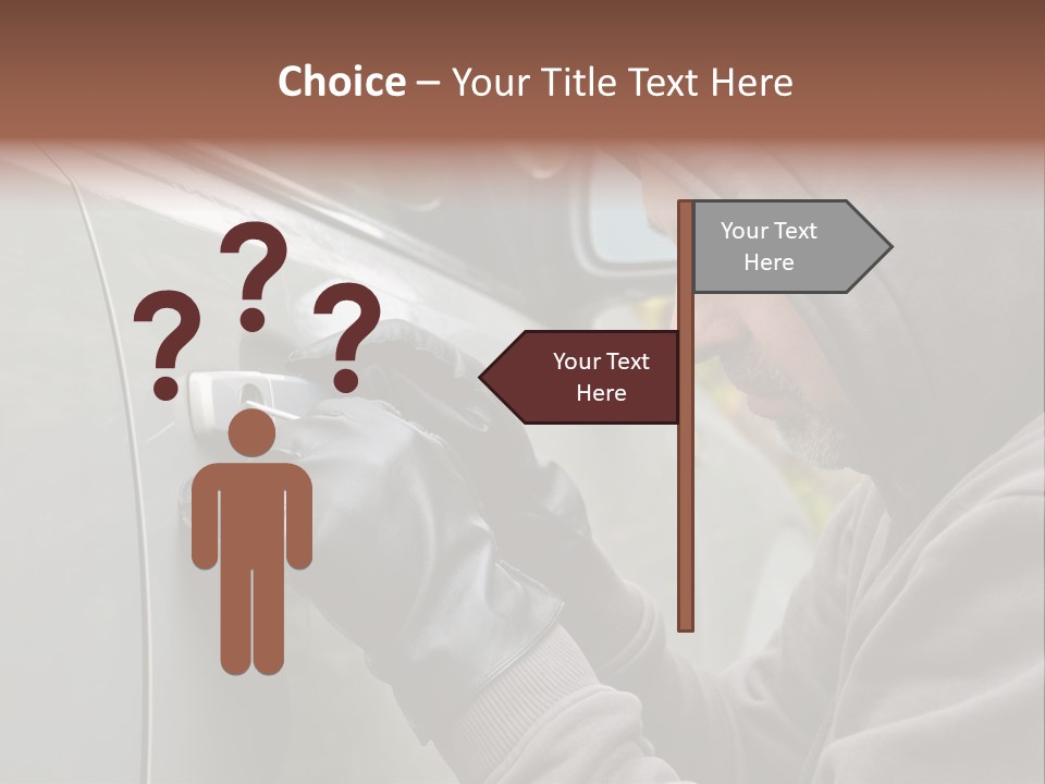 Versicherung Eindringen Hausratversicherung PowerPoint Template