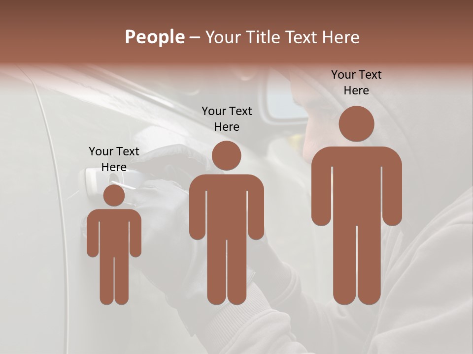 Versicherung Eindringen Hausratversicherung PowerPoint Template