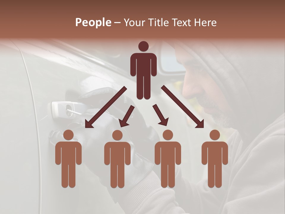 Versicherung Eindringen Hausratversicherung PowerPoint Template