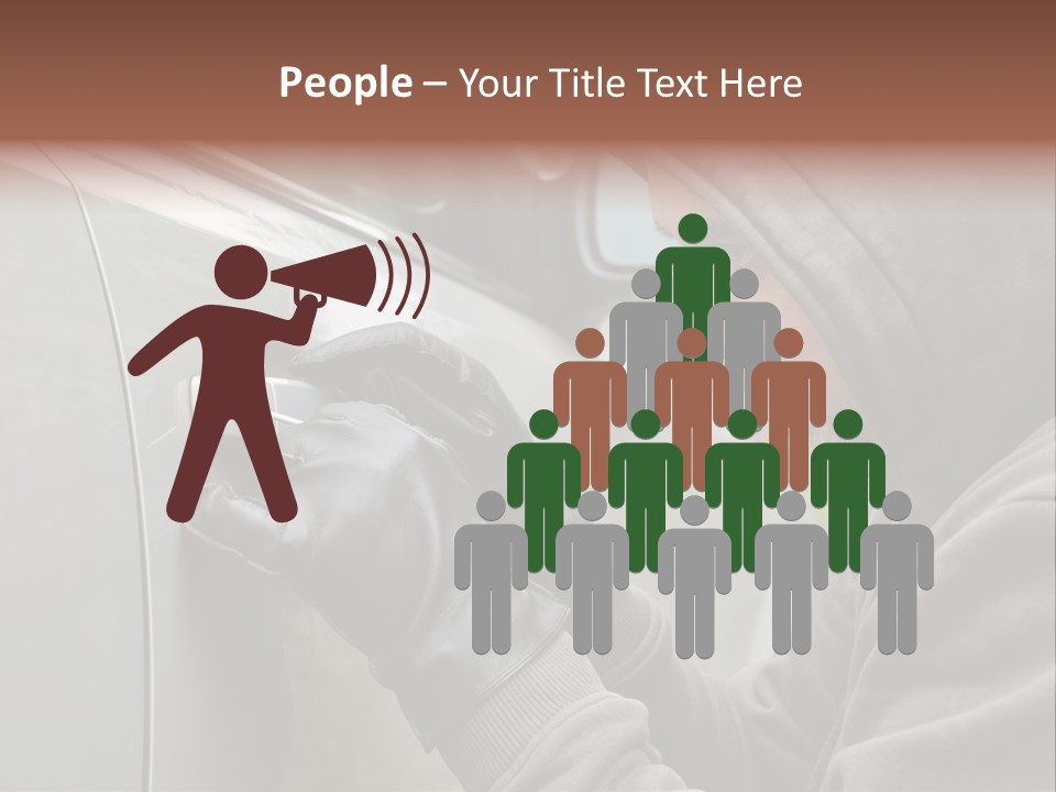 Versicherung Eindringen Hausratversicherung PowerPoint Template