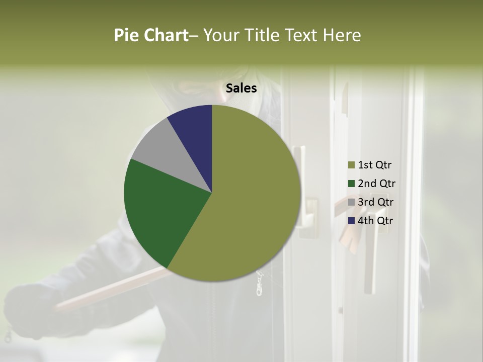 Maskiert Aufbrechen Einbruchsdiebstahl PowerPoint Template