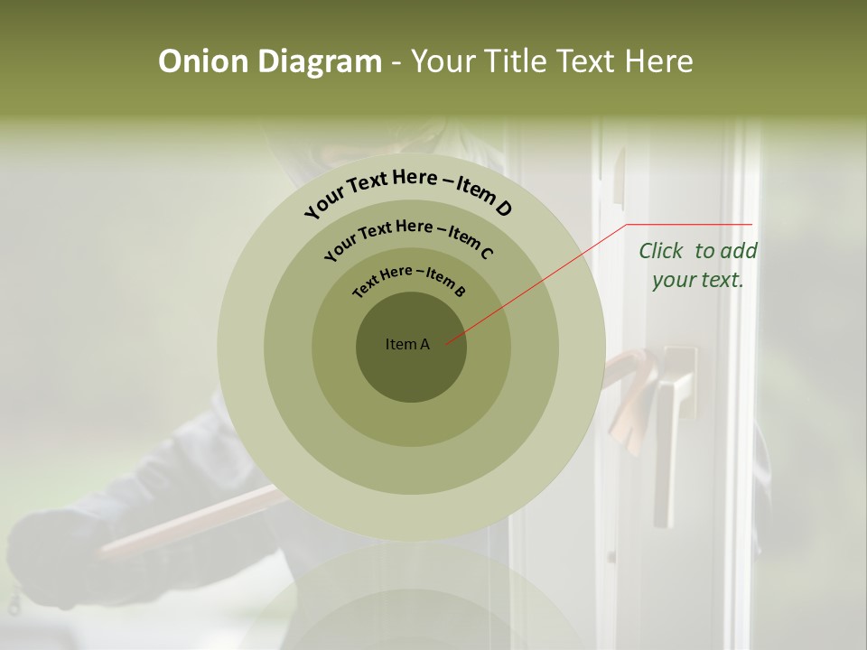 Maskiert Aufbrechen Einbruchsdiebstahl PowerPoint Template