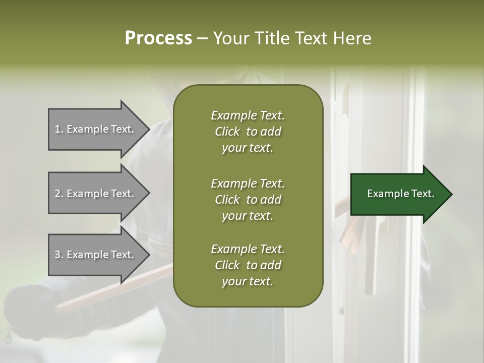 Maskiert Aufbrechen Einbruchsdiebstahl PowerPoint Template