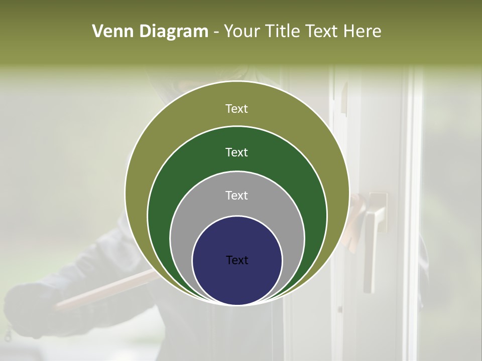 Maskiert Aufbrechen Einbruchsdiebstahl PowerPoint Template
