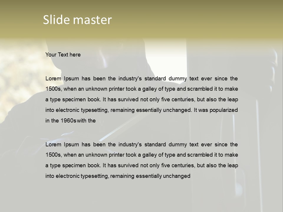 Maske Kripo Entf PowerPoint Template