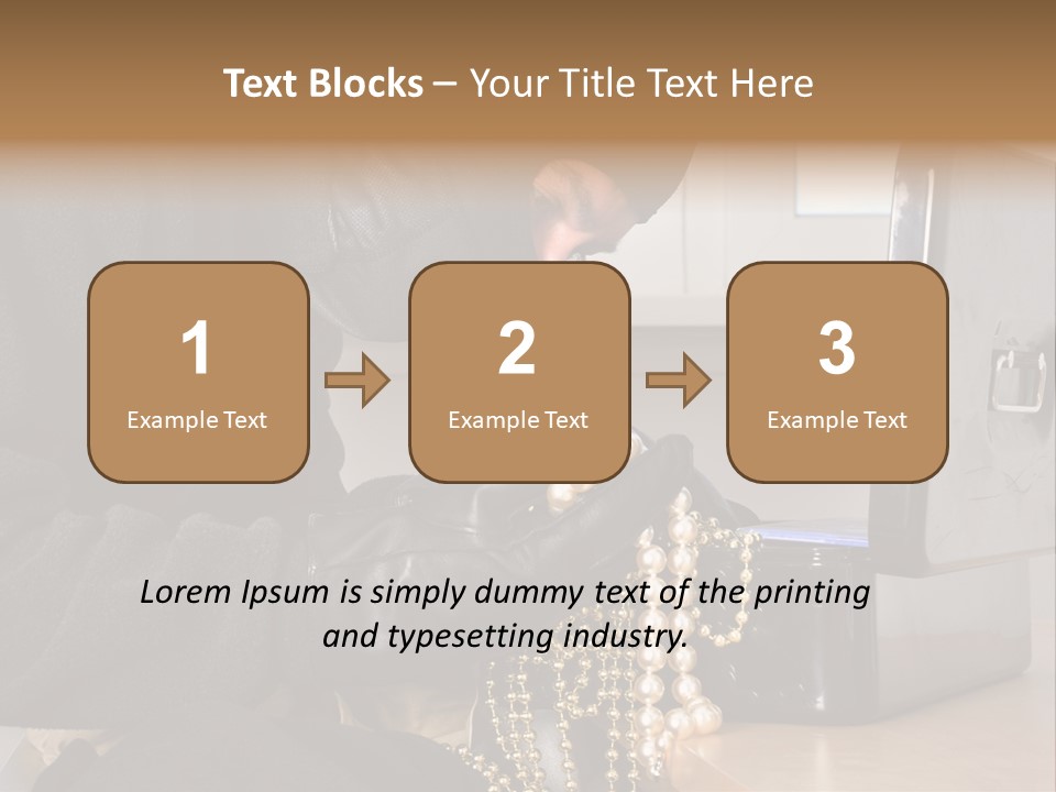 Kriminell Maskiert Alarmanlage PowerPoint Template
